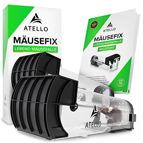 Atello® Mäusefix Lebendfalle 2er Set