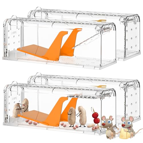 Glovios Mausefalle lebend 4er Set